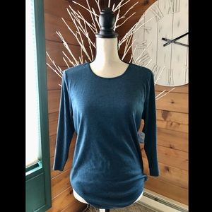 NWT Christopher & Banks 3/4 Sleeve Top